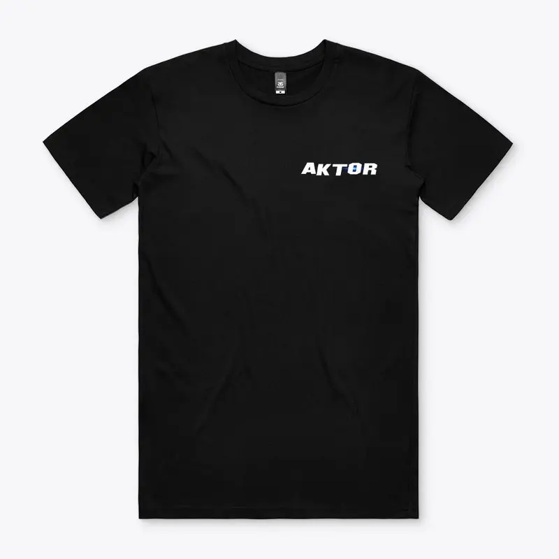 AKTOR premium black short sleeve t-shirt